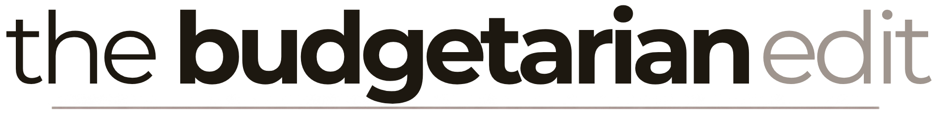 The Budgetarian Edit logo